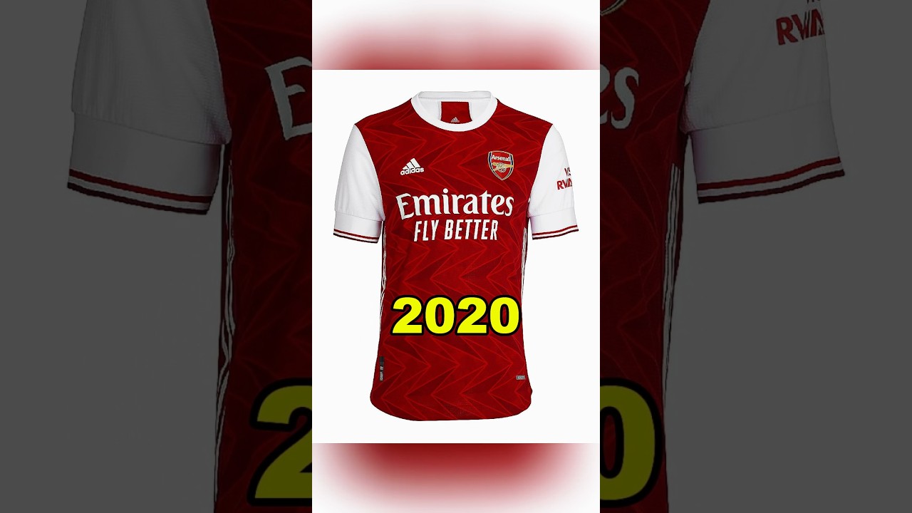 Arsenal Jersey Evolution.