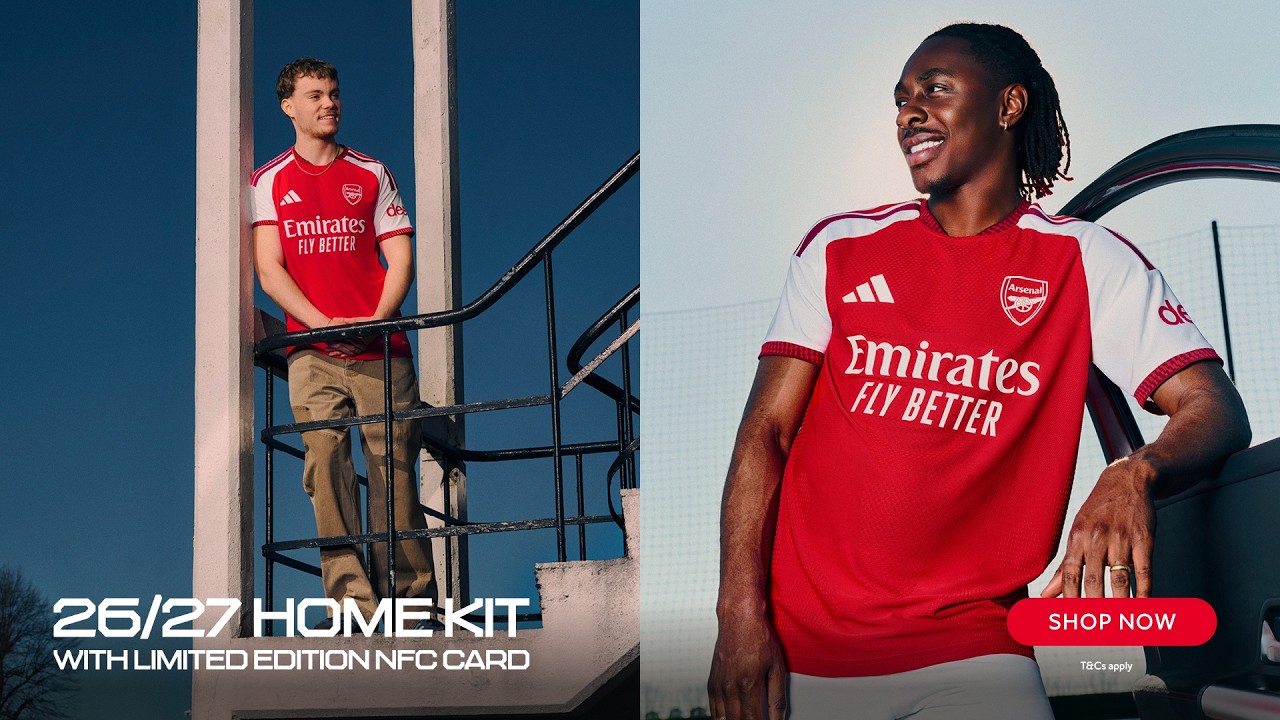 Arsenal x adidas Football: 2026/27 Home Kit | A Different Kind of Connection ❤️