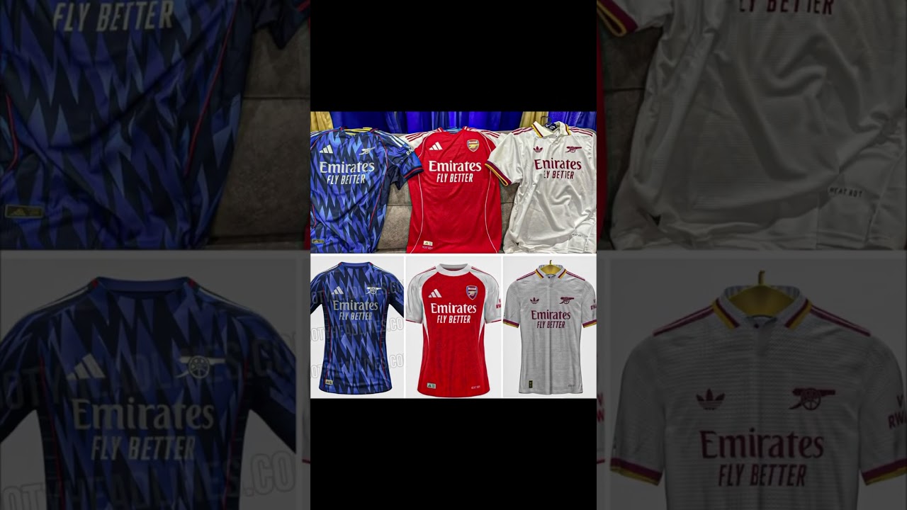 Arsenal FC RUMOURED KIT FOR NEXT SEASON #arsenal #saka #saliba #odegaard #premierleague #adidas