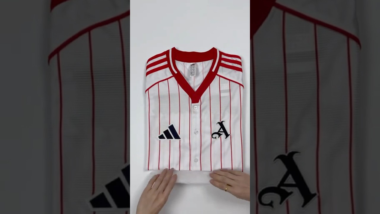 25/26 Arsenal Baseball Jersey #football #jersey #unboxing #adidas #soccer