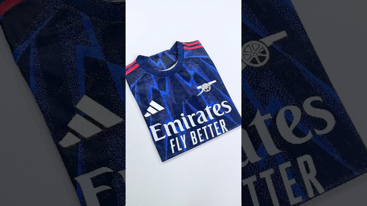 Arsenal’s new away jersey for the 25-26 season. Is this jersey an ideal gift for you? #shirt