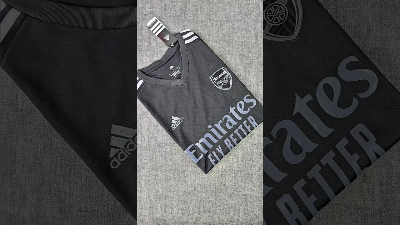 22-23 Arsenal training black jersey🔥 new football jersey #Arsenal #jersey #football #football#shirt