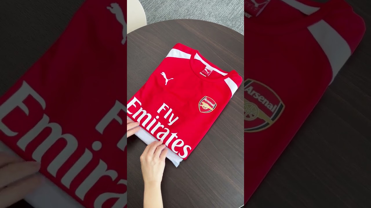 UNBOXING:Retro 2014/15 Arsenal Home Soccer Jersey #arsenal #arsenalfc #premierleague #jersey #soccer