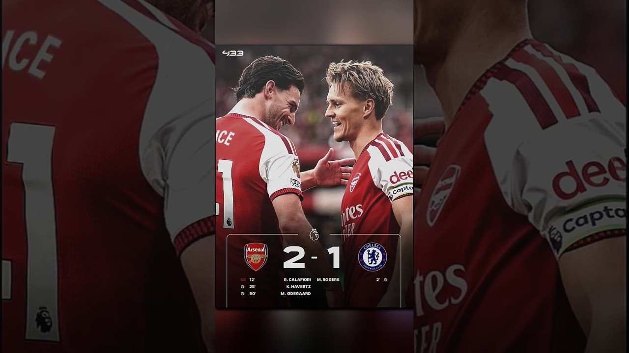 Ini mah udah jelas banget London is red🗿,Jersey Arsenal di deskripsi #arsenal#chealse#premierleague