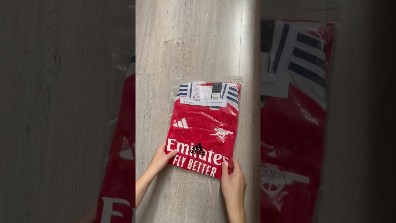 ASMR Arsenal Shirt Unboxing – DHgate Replica Jersey | No Talking #shorts #arsenal #asmr #dhgate