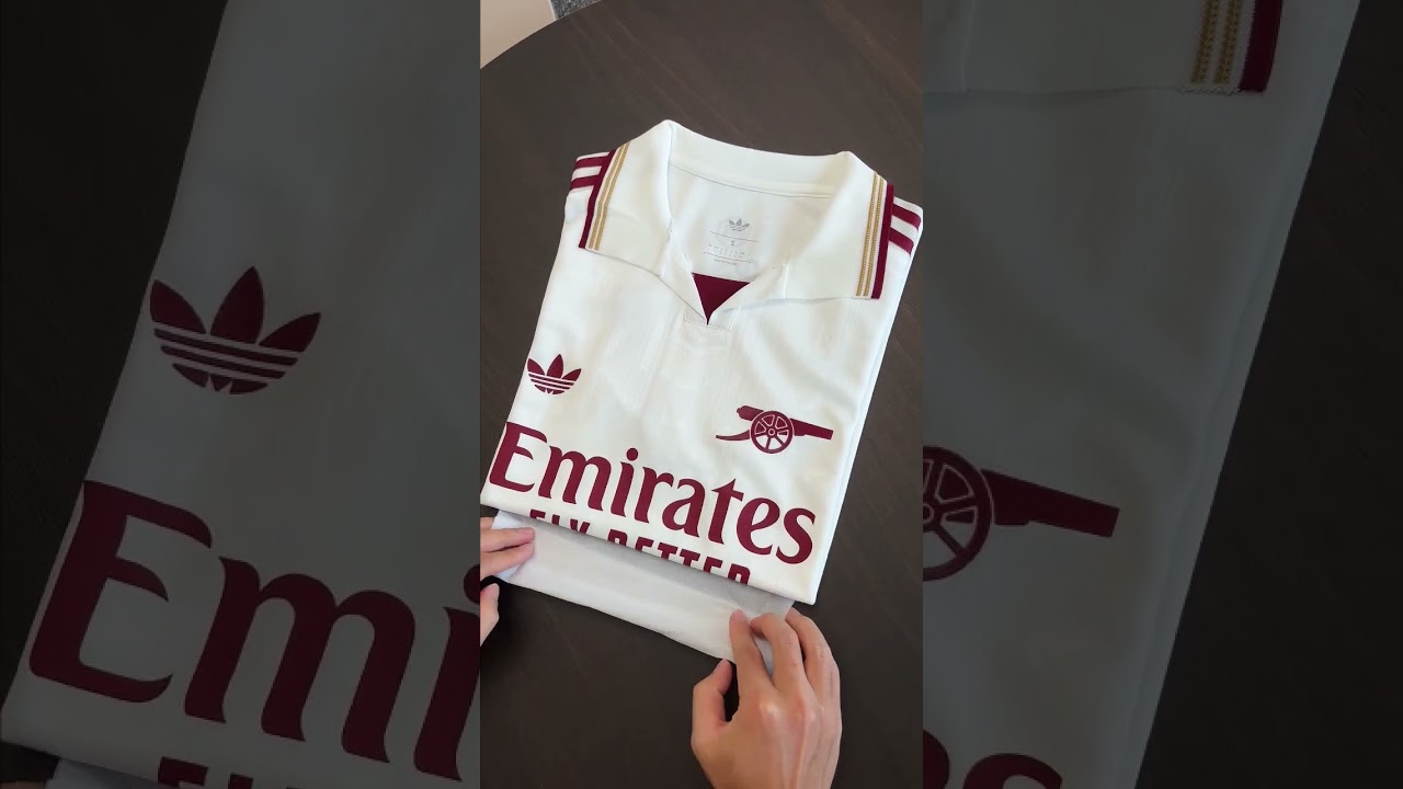 Arsenal 25-26 AUTHENTIC Third Kit Unboxing (FansJerseyHub) – Player Version Review! #arsenal #soccer