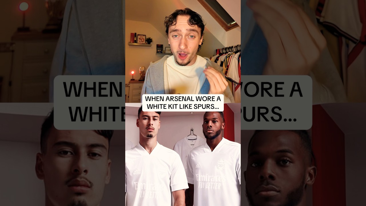 WHEN ARSENAL WORE A WHITE FOOTBALL SHIRT LIKE SPURS…😱👀
