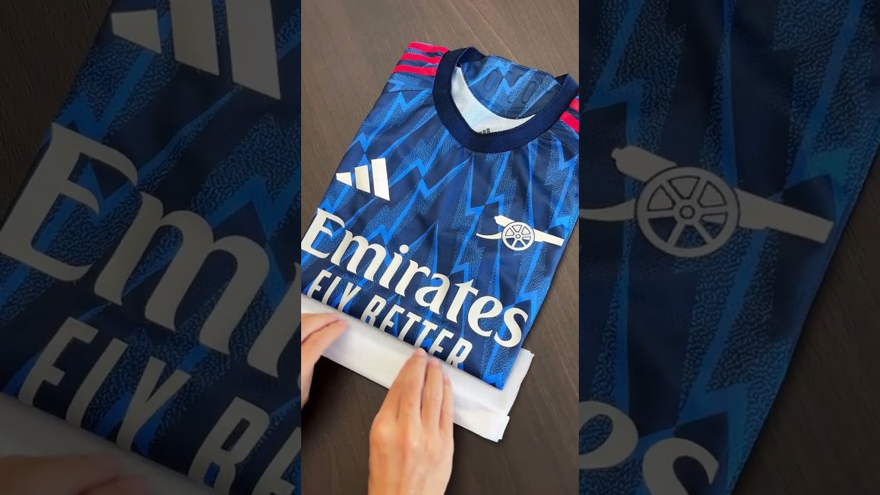 UNBOXING:Arsenal 2025-26 Away AUTHENTIC Soccer Jersey! (Player Version) #arsenal #jersey #football