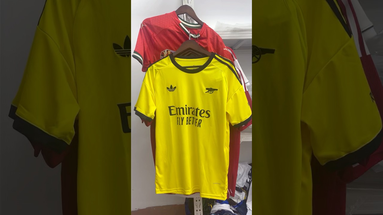 2025 Arsenal Yellow Goalkeeper Football Jersey #jersey #footballjersey #football #arsenal
