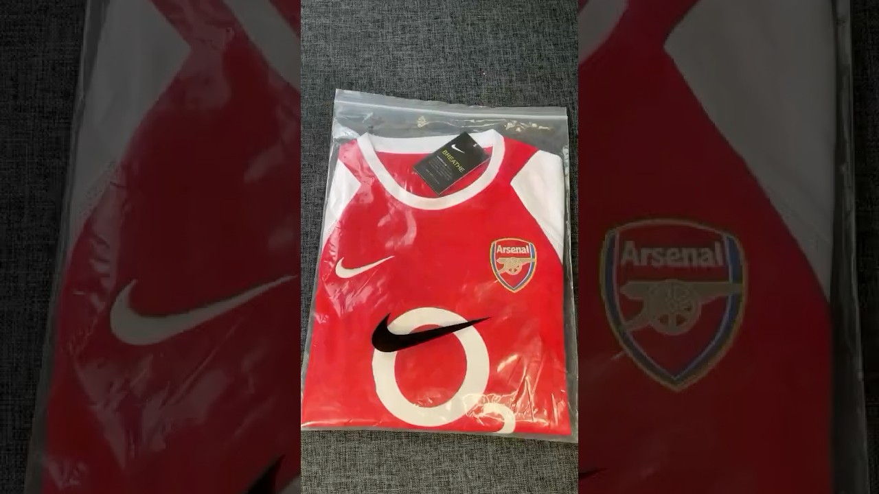 Thierry Henry Arsenal 2002-04 Premier League Home Jersey! 🔫🔴⚪️🔥