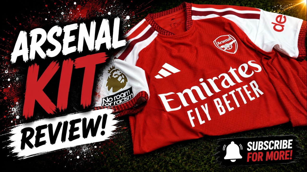 Adidas Arsenal Ødegaard 2026/27 Climacool+ Home Jersey Unboxing + Review