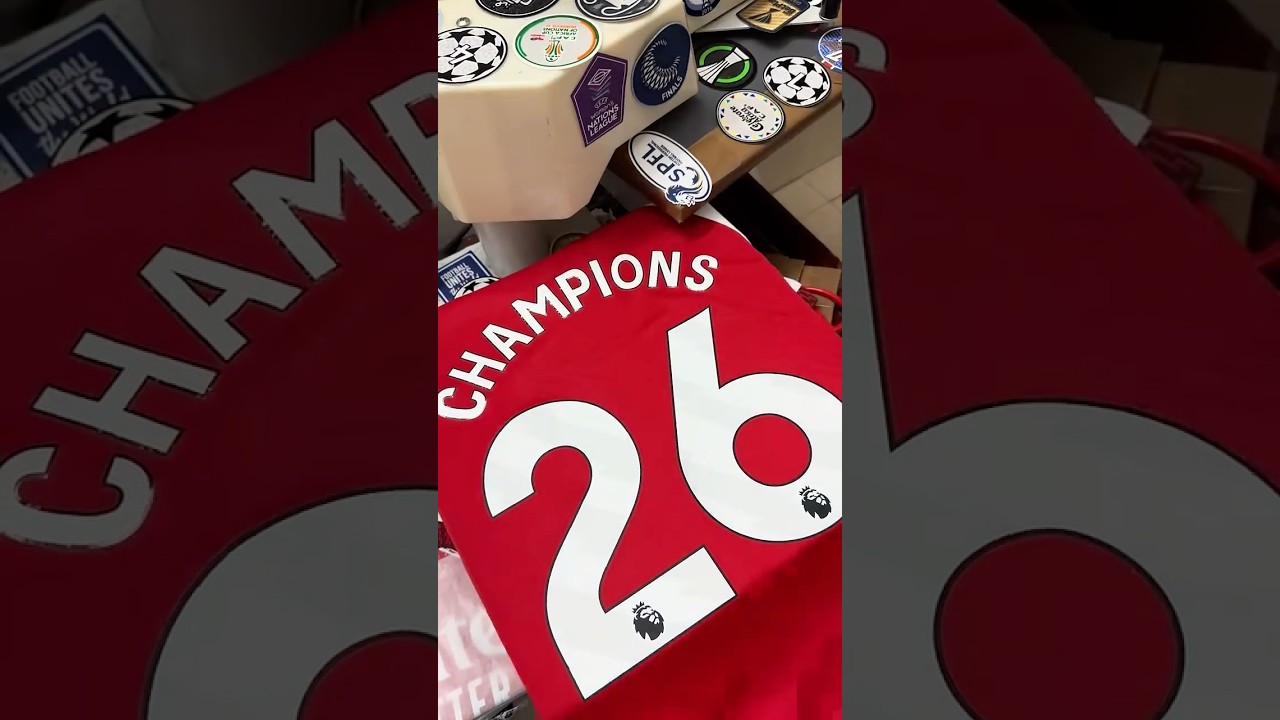 Arsenal 26/27 Home Kit Special Printed Champions 26 #footballjersey #arsenal #arsenalchampions