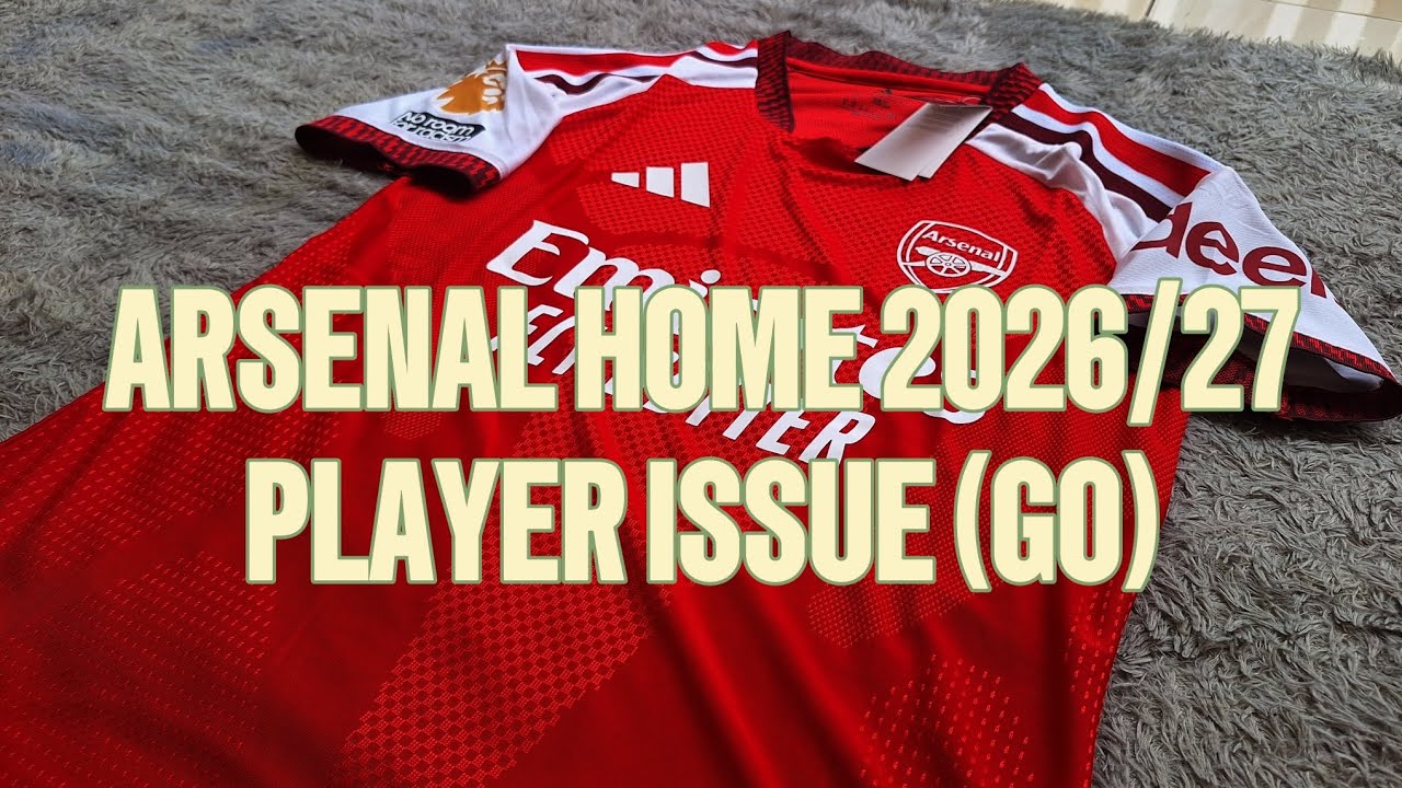 JERSEY JUARA LIGA INGGRIS 🥶❣️🤍 REVIEW JERSEY ARSENAL HOME MUSIM 2026/27 PLAYER ISSUE (GO)
