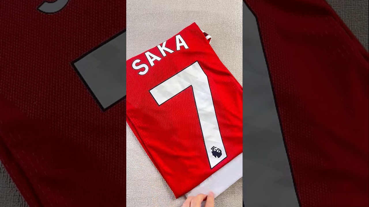 26-27 Arsenal home player version soccer jersey supplier factory #arsenal #newjersey #saka #rice
