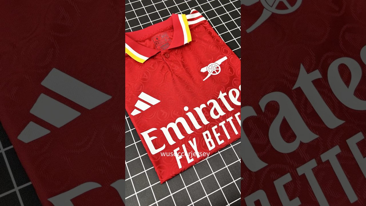 2025 Arsenal Red New Football Jersey #fyp #arsenal #jersey #football #arsenaljersey #footballjersey