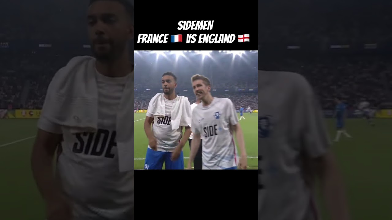 Theo Baker scores and brings out an Arsenal jersey at PSG stadium😂 #sidemen #arsenal #psg #football