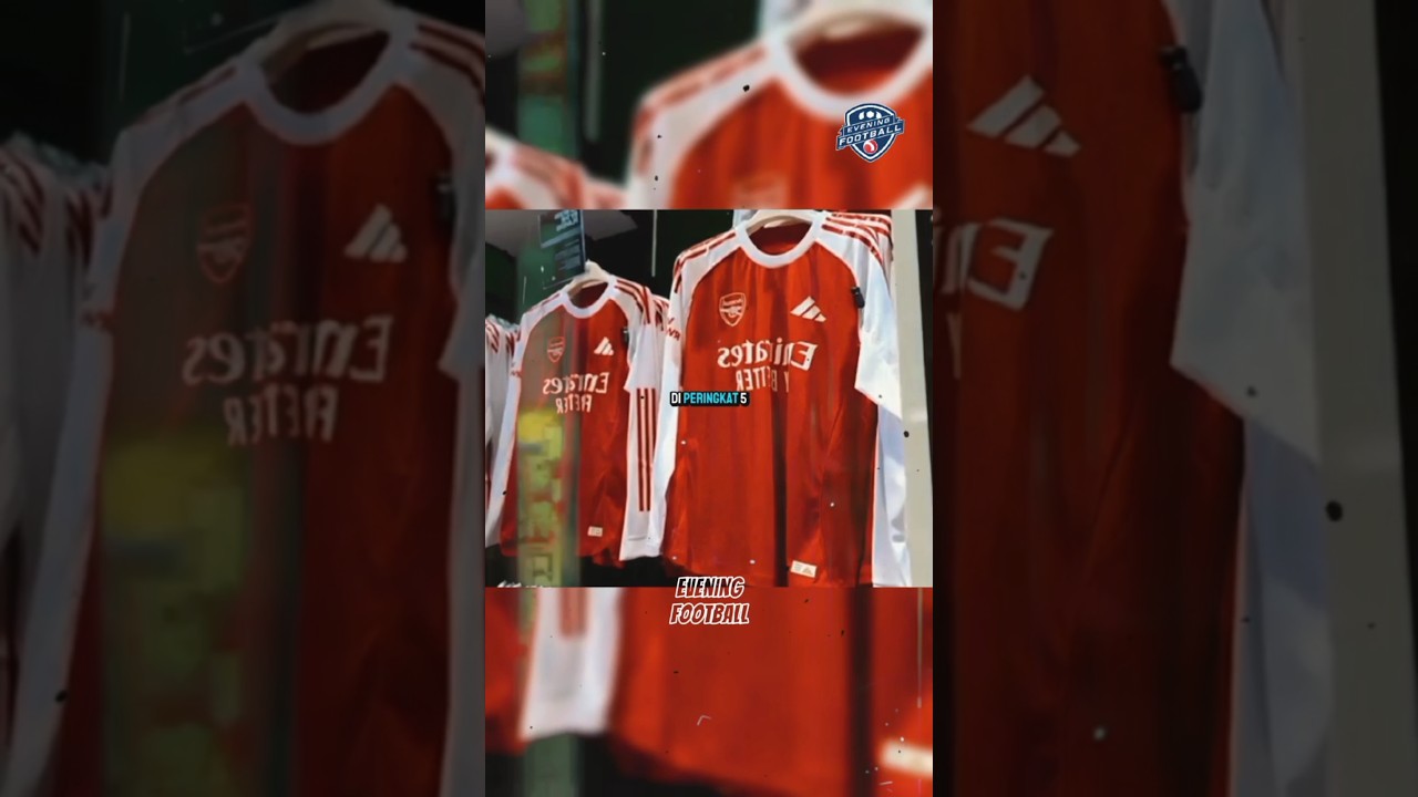 5 Jersey keren untuk musim 2025/2026🔥😍#jersey #arsenal #chelsea #milan #juventus #madrid #sepakbola