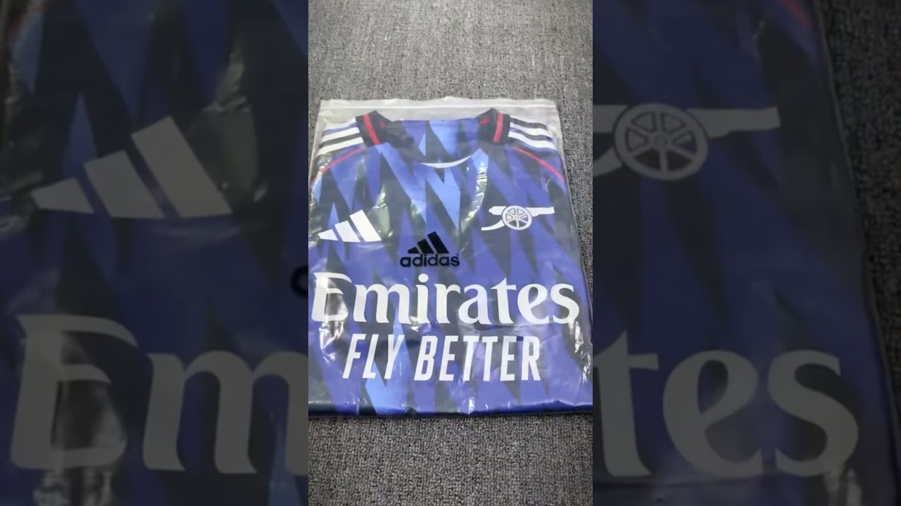 25-26 Season Arsenal Away Jersey Player Version💙🖤 #soccer #arsenal #jersey #football #worldcup