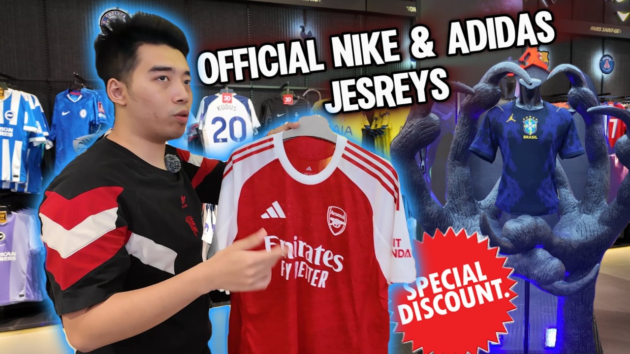 Official Jersey အစစ်တွေ သွားဝယ်မယ် 😱 Arsenal, Chelsea အပြင် ဘာjersey ထပ်ဝယ်ခဲ့လဲ— တကယ်တန်လား?