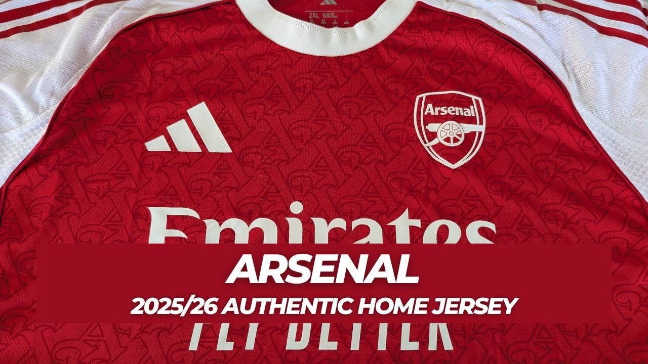 Arsenal Authentic Home Jersey – 2025/26 Review