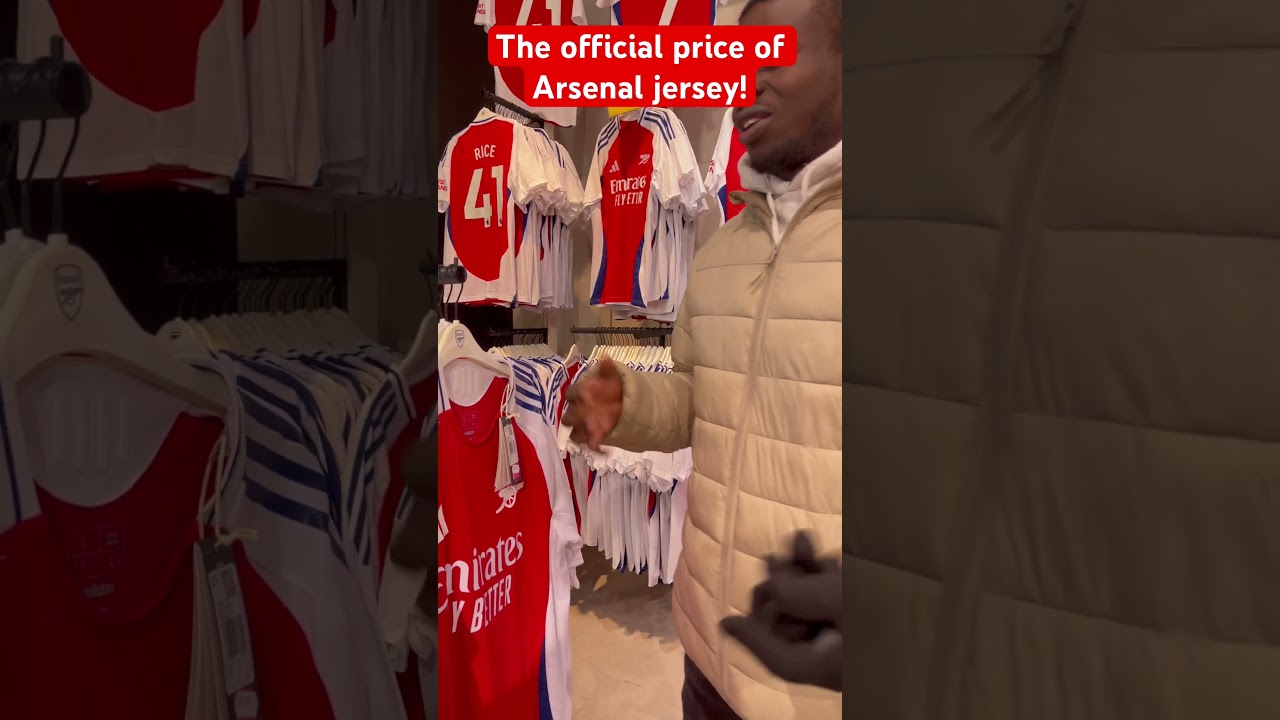 The official price of Arsenal jersey! #arsenal #footballstadium #london #football #arsenalnation