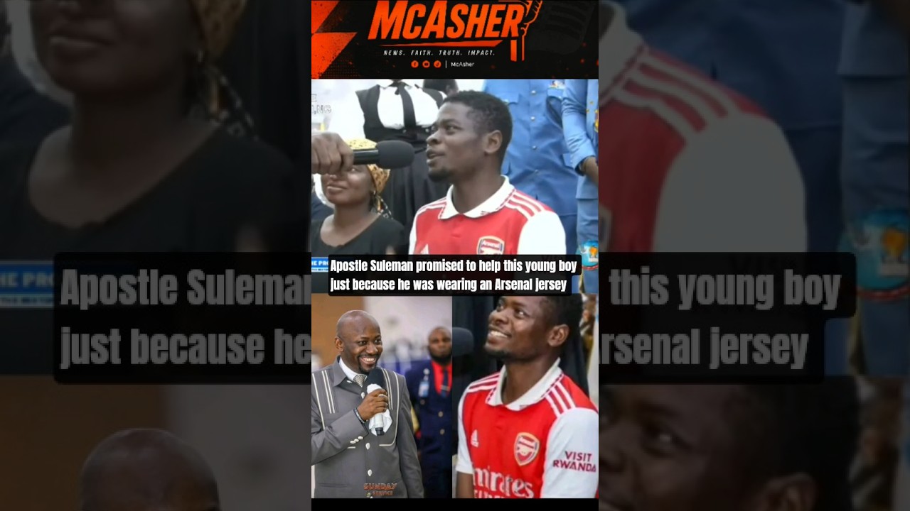 😂 Because of this your Arsenal jersey I will help you || Apostle Johnson Suleman