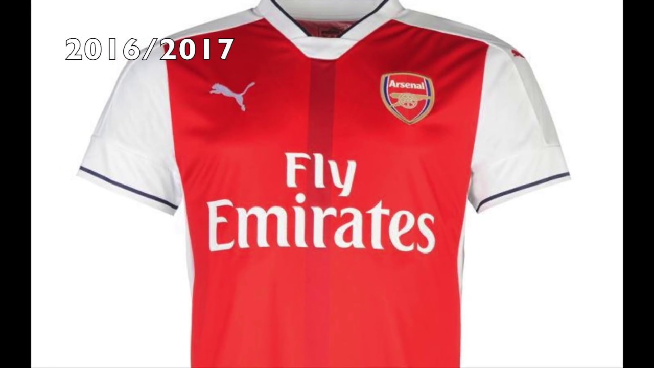 Arsenal Jersey 1969-2017