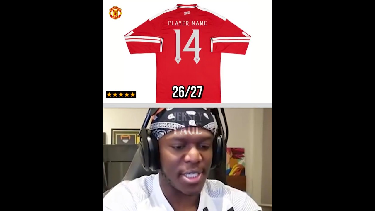 Rating 2027 Football Shirt FONTS