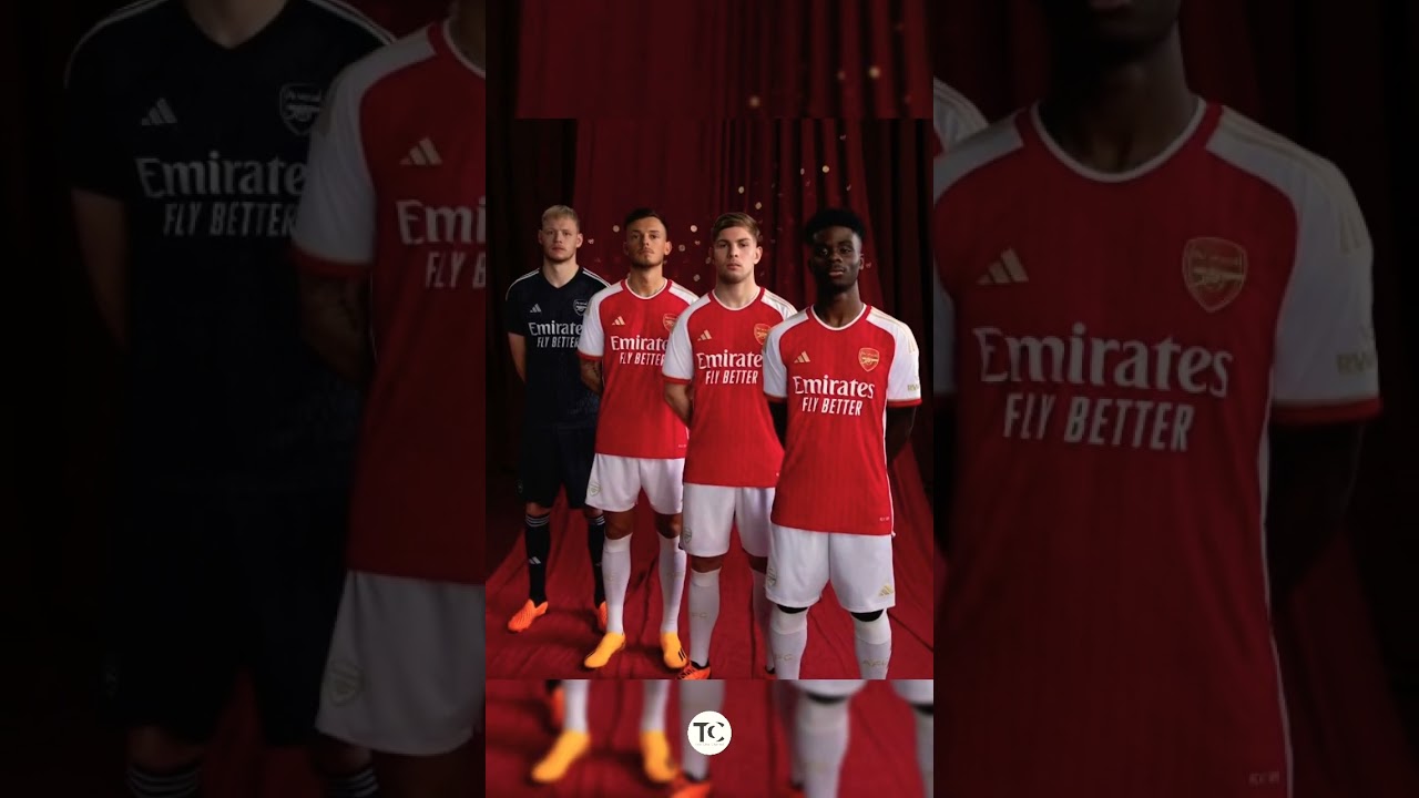 Merah Merona | Jersey Terbaru Arsenal Musim 2023-2024 #arsenal #jersey #sepakbola