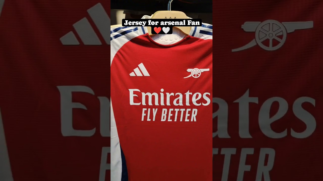 Arsenal Jersey in player’s Replica Quality#new_season_24/25 #printfolio_jersey #club_jersery #short