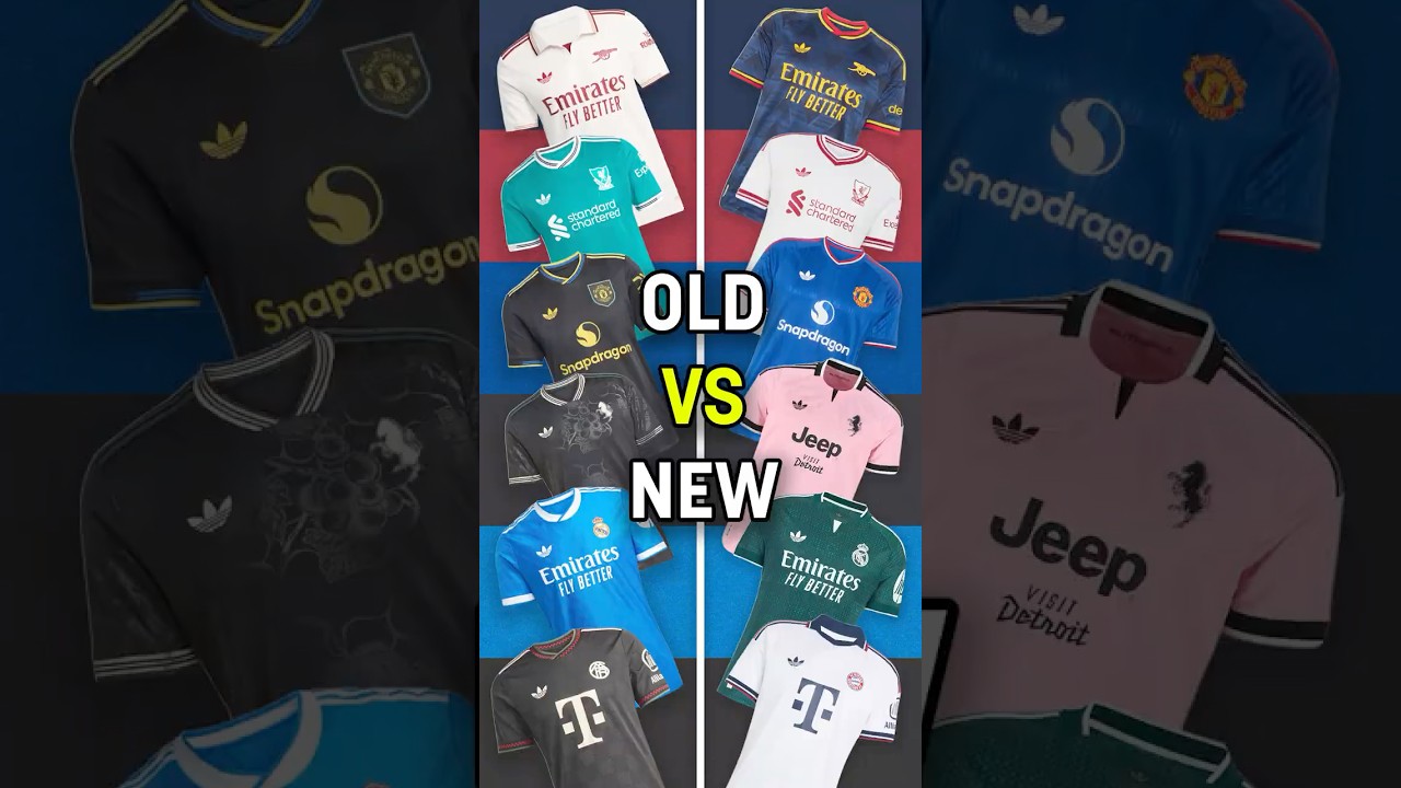 ULTIMATE BATTLE: Adidas Originals 25/26 vs 26/27 Jerseys! (Arsenal, Real, Bayern, Juve, Man United)