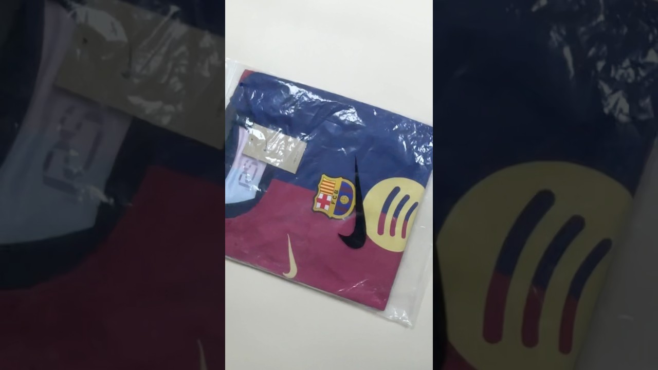 Barcelona Messi number 10 football shirt #arsenal #jersey #bayernmunich #unboxing #football #man