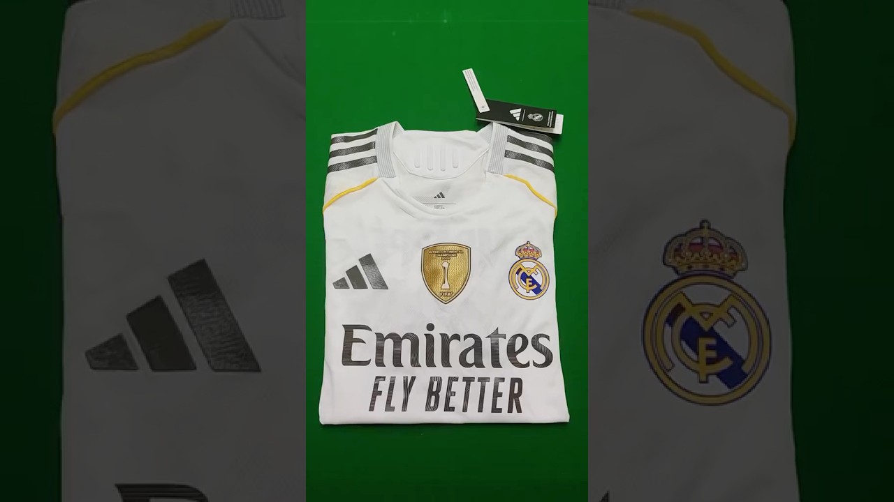 2526 Real Madrid Club World Cup Jersey #arsenal #football #jersey #club #gaming #unboxing