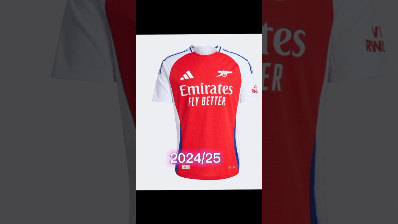 Arsenal Jersey Evolution 🔴✨