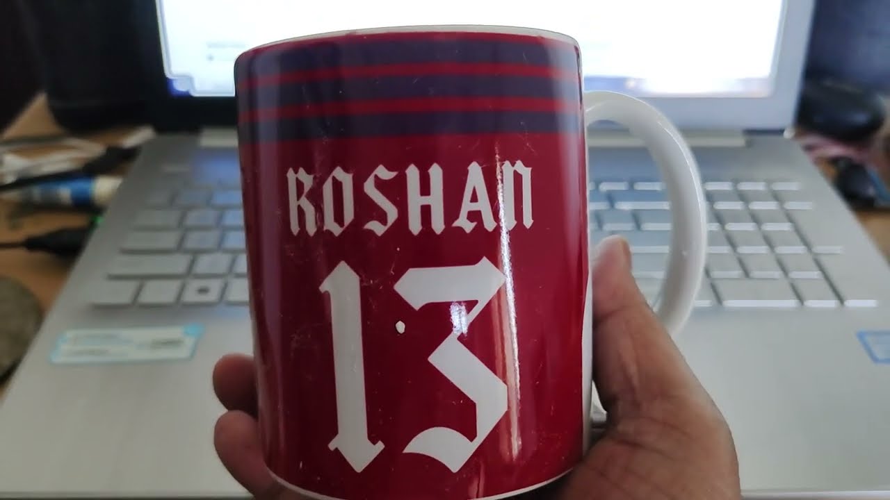 Unboxing The Customized Arsenal Jersey Coffee Mug From Jersey Kart