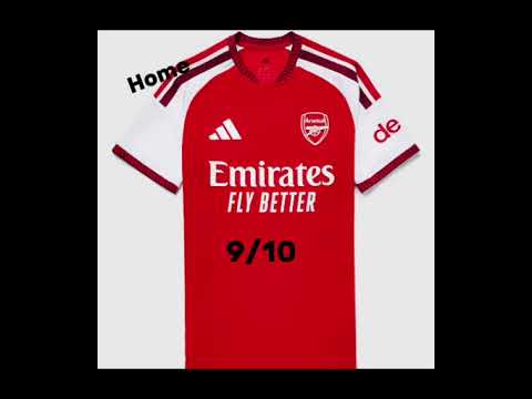 Arsenal kits #soccer #arsenal #premierleague #jersey