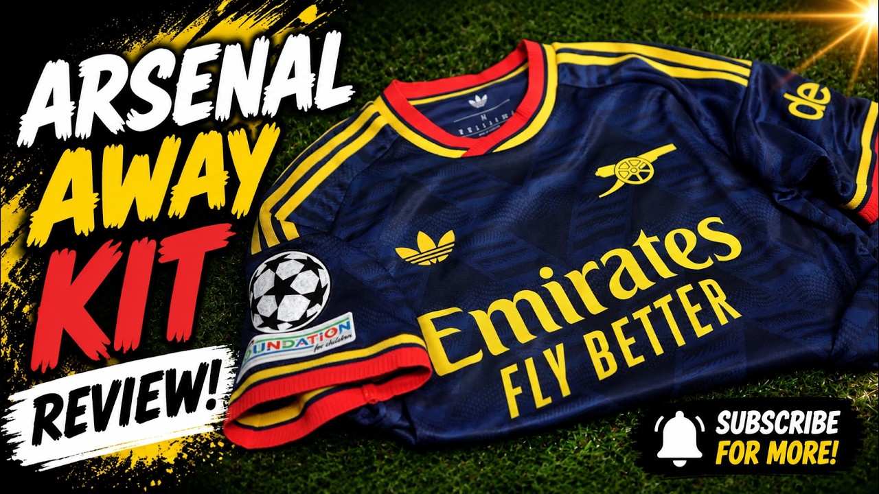 Adidas Arsenal Saka 2026/27 Climacool+ Away Jersey Unboxing + Review