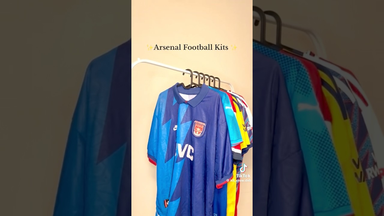 ARSENAL JERSEY COLLECTION #arsenal #jersey #collection #football #championsleague #adidas #nike #sub