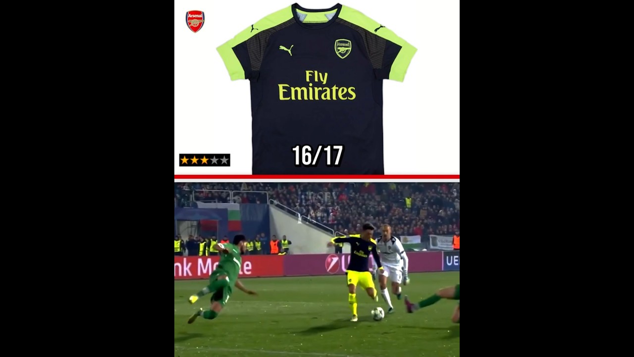 Rating ARSENAL Third Kits #arsenal #adidas #puma #jersey #mesutozil