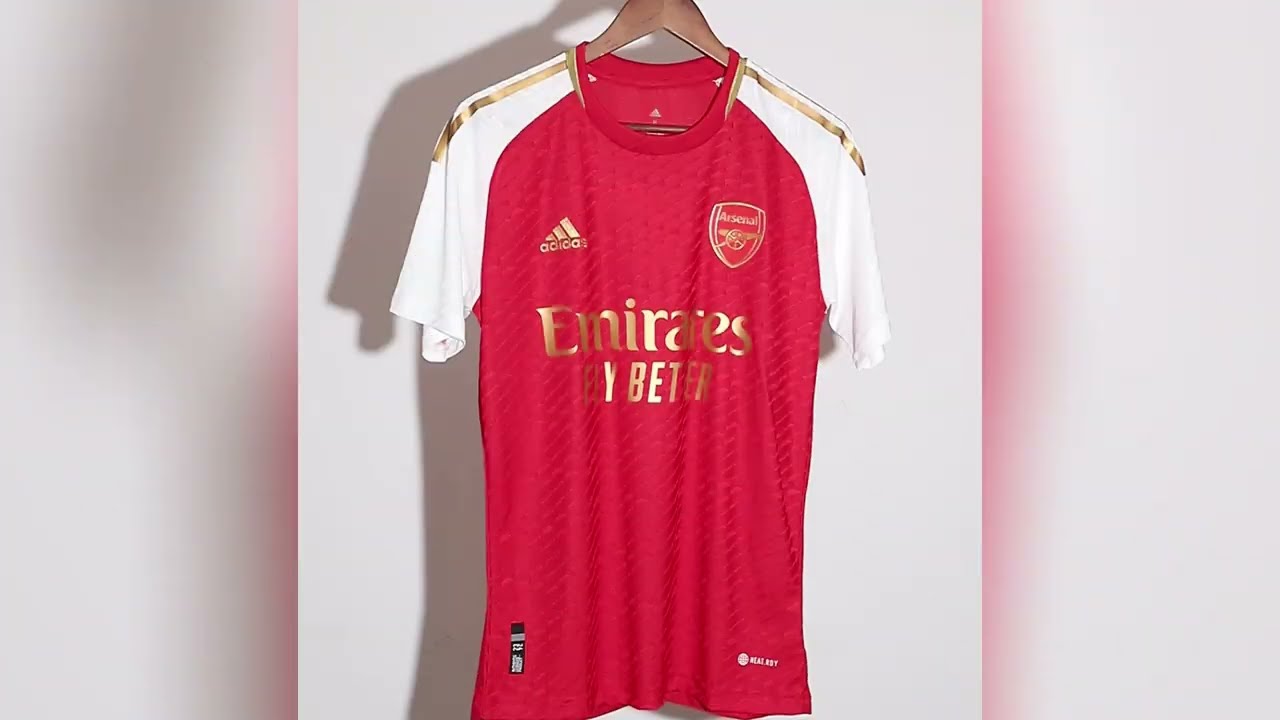 Unboxing the New Arsenal Home Shirt 23/24: Jersey Detailed Show | WorldJerseyShop