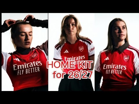 Arsenal Home Jersey for 2026/27 Season