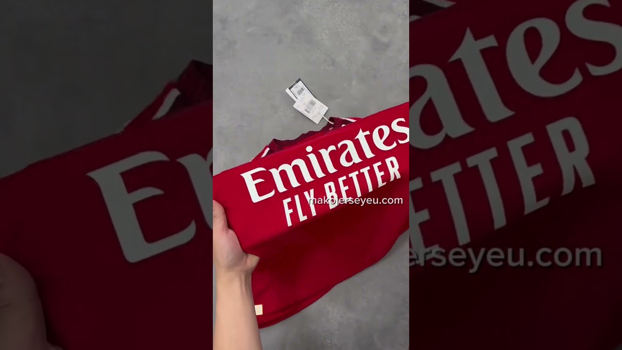 📦26/27 latest football jersey unboxing!  #footballjersey #premierleague  #arsenal #unboxing #emirate