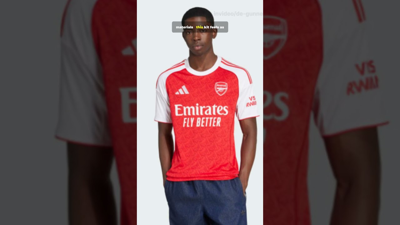 🔥 Arsenal 2025 Home Jersey Review | Adidas’ Cleanest Design Yet! ⚽🇬🇧 | Buy Yours Now 🇺🇸