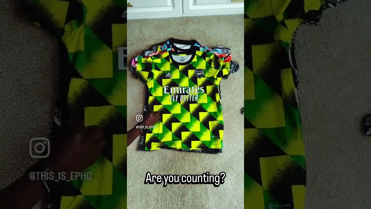 Arsenal Jersey collections #arsenalfc #soccer  #arsenal