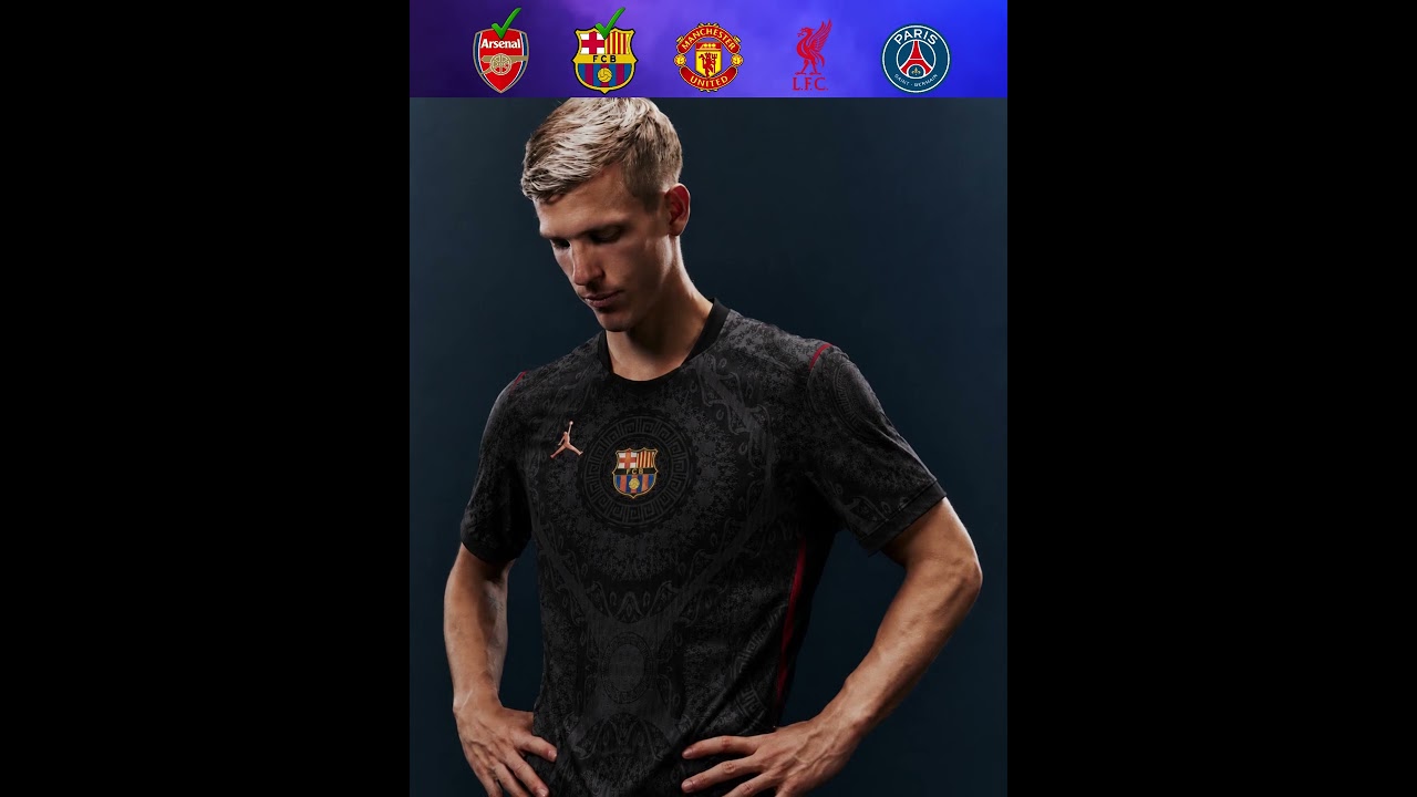 Which special black kit is your favourite? #football #arsenal #barcelona #manunited #liverpool