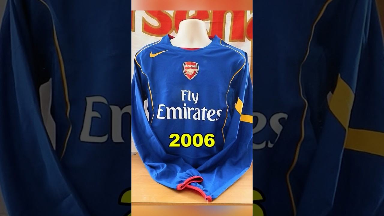 Arsenal Third Jersey Evolution.