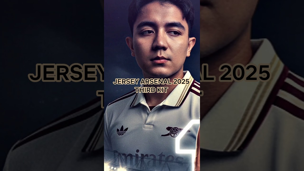 Jersey Arsenal 2025 Third Kit, Elegan Banget 🤩, Auto beli ga sih🤯 #football #trend #viral #arsenal