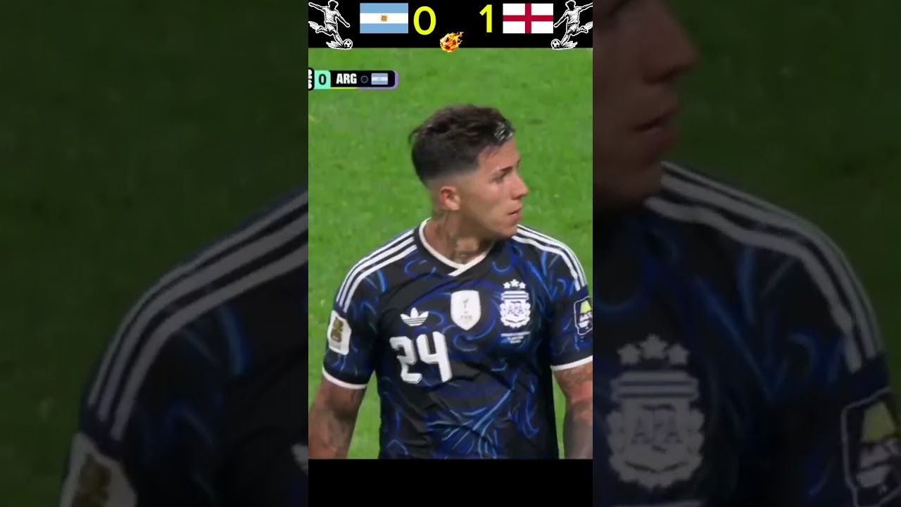Enzo Fernández vs England 🇦🇷🔥 | Unbelievable Performance | #argentina #shorts