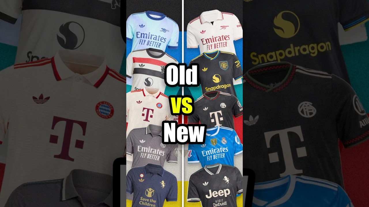 ULTIMATE BATTLE: Adidas Originals 24/25 vs 25/26 Jerseys! (Arsenal, Real, Bayern, Juve, Man United)