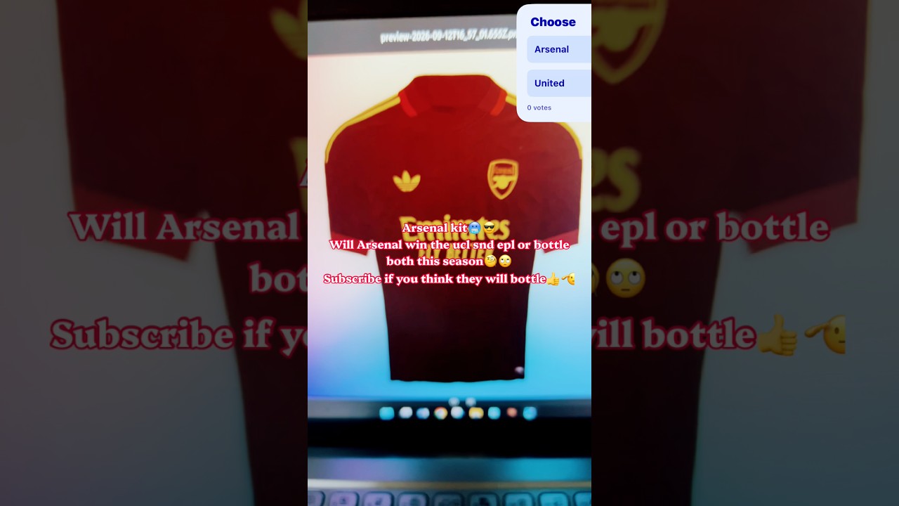 Arsenal kit #fifaworldcup2026 #football #arsenal #premierleague #ucl #epl #jersey